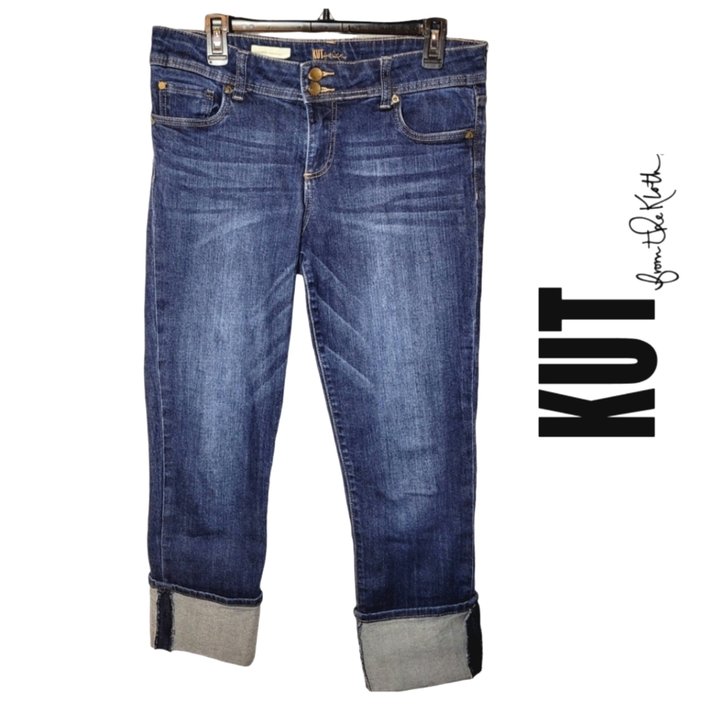 Kut From The Kloth Ankle Jeans Cameron Straight Leg